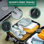 Luggage Sets 3 Piece, 22 Inch Carry on Luggage and 24 Inch Suitcases - Image 6