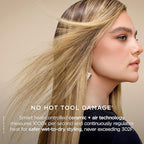 Shark Glam Hot Tool Air Styling Drying System, with Silki Straightener & Glossi Glosser, for Drying, Curling, Straightening & Glossing with Diffuser, Starlight Dream, HD6042SPL