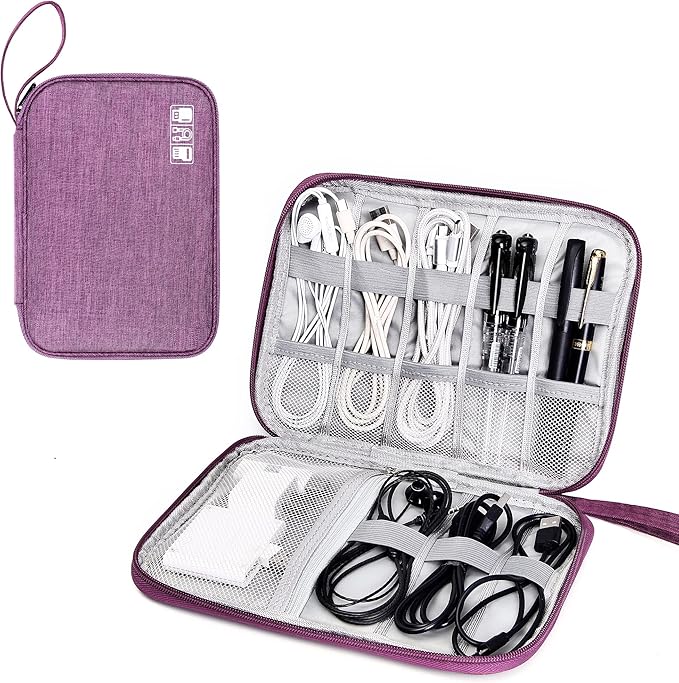 SELLYFELLY Travel Electronics Organizer Portable Cable Organizer Bag by SELLYFELLY