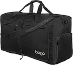 Bago Foldable Duffel Bags for Traveling Women & Men - 60L Medium Packable by BagoTravelBags