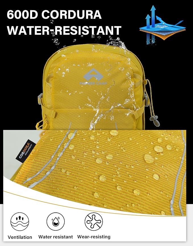 Pioneer Camp Hiking Backpack 22L Small Hiking Hydration Gear Lightweight - Image 4