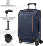 Travelpro Crew Classic Lightweight Softside Expandable Carry on Luggage - Image 2