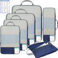 BAGAIL 6 Set/4 Set Lightweight Compression Packing Cubes by BAGAIL