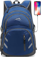 ProEtrade Backpack Bookbag for College Laptop Travel, Fit Laptop Up to 15.6 inch by PROETRADE