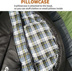GEERTOP Flannel Sleeping Bag for Adults XXL 4 Season, 0 Degree Sleeping Bag for - Image 7