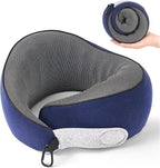 Travel Pillow, 100% Pure Memory Foam Travel Neck Pillow Airplane Neck Support by KPNEOL