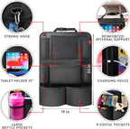 Helteko Backseat Car Organizer, Kick Mats Back Seat Protector - Image 6