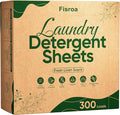 Travel Laundry Detergent Sheets Fisroa 300 Loads Eco-friendly Washing Detergent by Fisroa