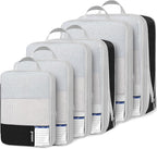 8 Set/6 Set/4 Set Compression Packing Cubes by PREZON