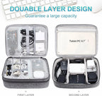 CILLA Electronics Organizer Travel, Travel Cord Organizer Case, Compact - Image 2