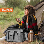OPUX Soft Cooler Bag, Insulated Collapsible Lunch Cooler Tote - Image 9