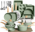 MAISON ARTS 30 Piece Pots and Pans Set Non Stick, Kitchen Cookware & Bakeware by MAISONARTS