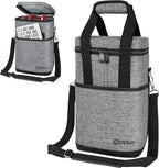 Opux 4 Bottle Insulated Wine Cooler Bag - Image 8