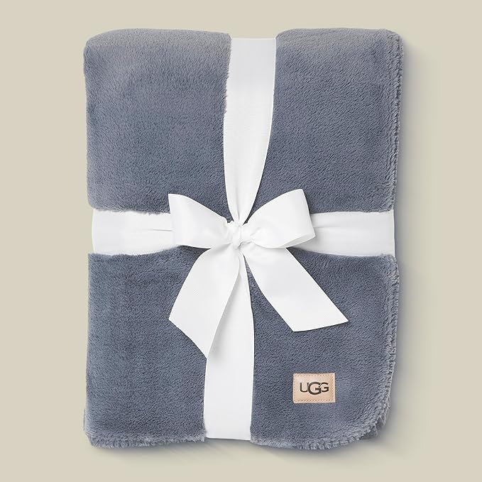 UGG Whitecap Plush Throw Blanket Fleece Lightweight Soft Cozy Throw - Image 7