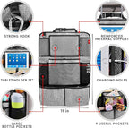 Helteko Backseat Car Organizer, Kick Mats Back Seat Protector - Image 6