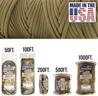 TOUGH-GRID 550 Paracord Rope Nylon Parachute Cord, Made in USA Survival Kit - Image 2