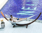 Lazy Daze Hammocks 11 FT Double Outside Hammock Quick Dry Olefin Fabric Hammock - Image 3