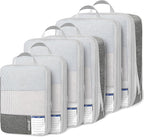 8 Set/6 Set/4 Set Compression Packing Cubes by PREZON