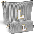 YOOLIFE Initial Makeup Bag for Women by YOOLIFE