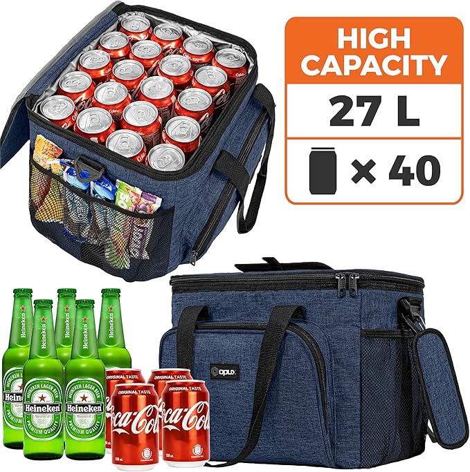 OPUX Soft Cooler Bag, Insulated Collapsible Lunch Cooler Tote - Image 2