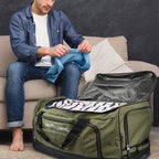 Pacific Gear Rolling Duffel Wheels, 30-inch Luggage, Hockey Bag, Heavy Duty - Image 3
