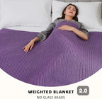 L'AGRATY Knitted Weighted Blanket - Image 2
