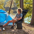 Portable High Back Camping Chair, Support Heavy Duty 440 lbs, Lightweight - Image 2