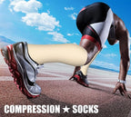 CHARMKING Compression Socks for Women & Men Circulation 15-20 mmHg is Best - Image 3