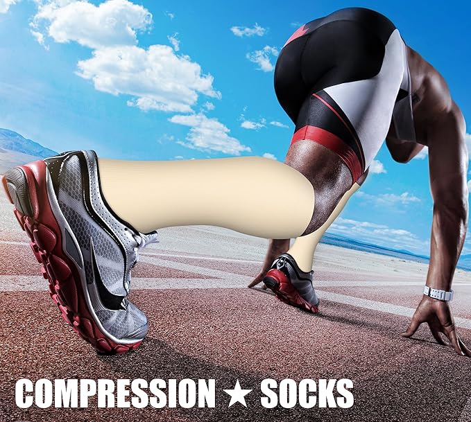 CHARMKING Compression Socks for Women & Men Circulation 15-20 mmHg is Best - Image 3