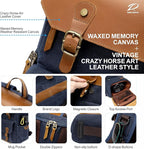 Padwa Lifestyle Blue Camera Backpack - Image 7