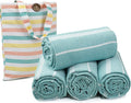 HILLFAIR Cotton Turkish Beach Towels, Quick Dry Lightweight Sand Free Peshtemal by HILLFAIR
