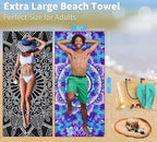 6 Pack Lightweight Thin Beach Towel Oversized 71"x32" Big Extra Large - Image 7