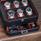 ROTHWELL 6 Slot Leather Watch Box - Image 6