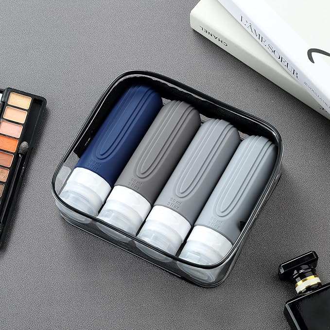 Travel Bottles for Toiletries, Tsa Approved 3oz Travel Size Containers BPA Free - Image 7