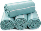 HILLFAIR Cotton Turkish Beach Towels, Quick Dry Lightweight Sand Free Peshtemal - Image 7