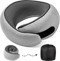 Travel Neck Pillows, 100% Memory Foam Filling, Travel Pillows by 4litamz