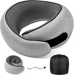Travel Neck Pillows, 100% Memory Foam Filling, Travel Pillows by 4litamz