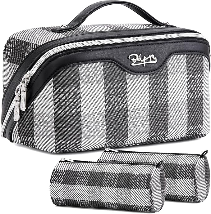 BOYATU Makeup Bag Travel Cosmetic Bag: 3 Pcs Set Portable Make up Bags by BOYATU