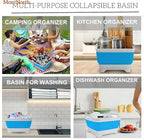 Collapsible Wash Basin 9L, Foldable Dish Tub - Image 8