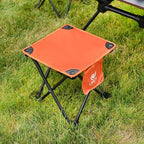Opliy Camping Stool, Folding Small Chair Portable Camp Stool - Image 2