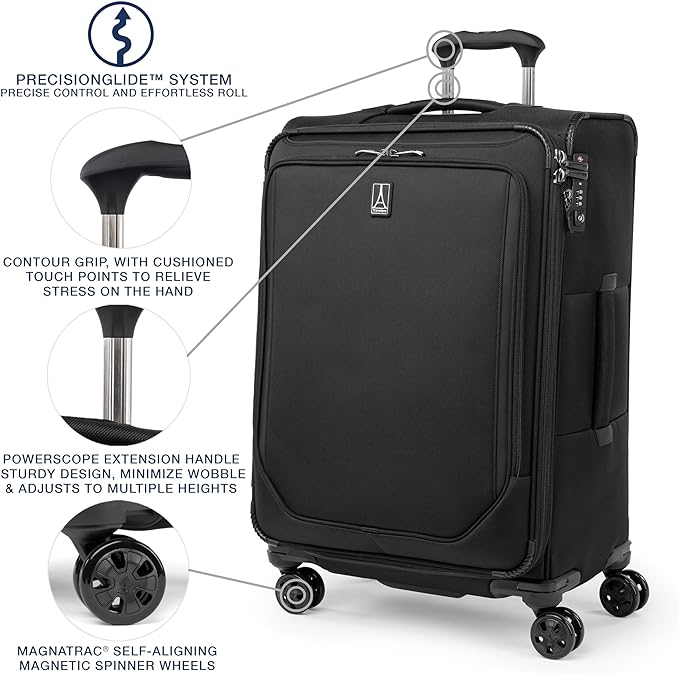 Travelpro Crew Classic Lightweight Softside Expandable Checked Luggage - Image 2