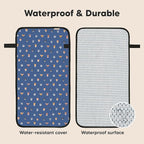 KeaBabies Portable Diaper Changing Pad, Easy Wipe Clean - Image 4