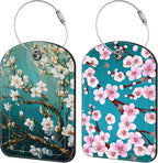 Blossoming Almond Tree Luggage Tag by iapodiad