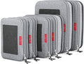 Compression Packing Cubes for Travel Organizers by LeanTravel