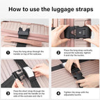 Luggage Straps, TSA Approved Luggage Strap Belt - Image 7
