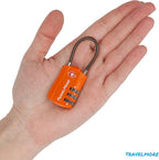 6 Pack TSA Approved Travel Combination Cable Luggage Locks - Image 5