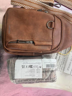 7L Sling Bag for Women Men Leather Small Sling Backpack Daypack Anti Theft - Image 13