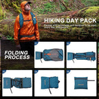 20L Small Hiking Backpack for Men Women Foldable Packable Back Pack Ultralight - Image 7