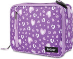 PackIt Freezable Classic Lunch Box, Leopard Hearts Purple, Built - Image 7