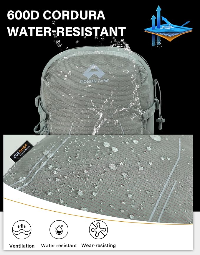 Pioneer Camp Hiking Backpack 22L Small Hiking Hydration Gear Lightweight - Image 4